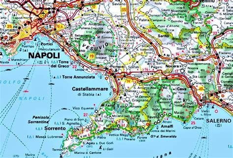 Printable Map Of Amalfi Coast - Educational Printable Activities