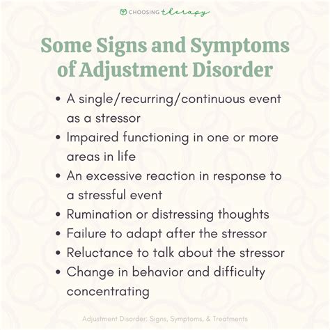 Adjustment Disorder: Signs, Symptoms, & Treatments - Choosing Therapy