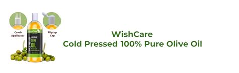 Buy WishCare® 100% Pure Premium Cold Pressed Olive Oil for Hair & Skin ...