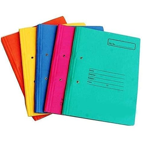DSR 10 Pcs Set Multicolour Spring File Board/Cobra File Folder for ...