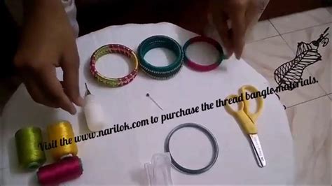 Image result for Silk Thread Bangle Making Tutorial