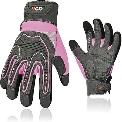 Vgo... Heavy Duty Synthetic Leather Work Gloves India | Ubuy