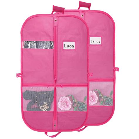 Kernorv Pink Garment Bags for Dance Costumes Waterproof and Breathble ...