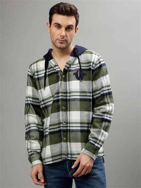 True Religion Multi Color Fashion Checked Regular fit Shirt – Shirt for ...
