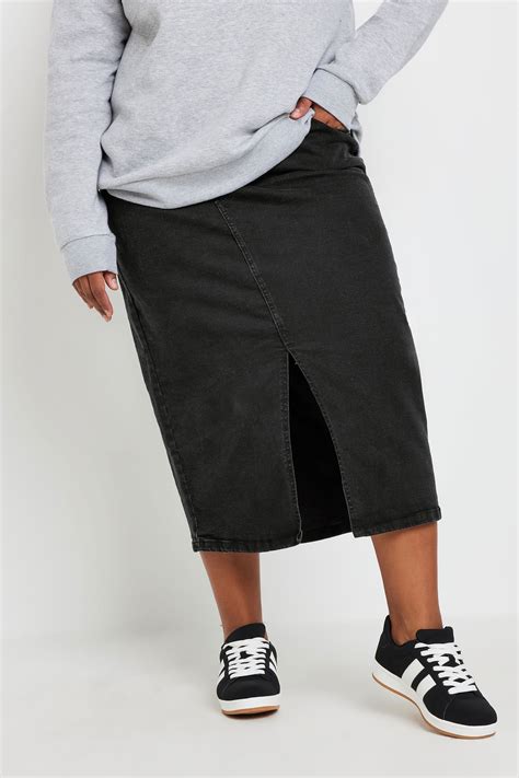 Stretch Denim Skirt