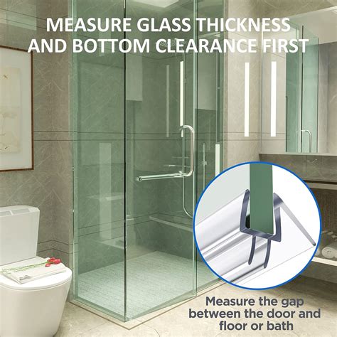 Buy 3-Pack 3/8 x 39 Shower Door Bottom Seal - Shower Door Sweep ...