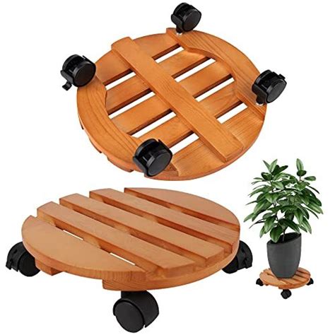 2PK 12 Inch Round Plant Caddy Heavy Duty Plant Pot | Ubuy India