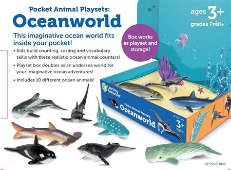 Buy Learning Resources Pocket Animal Playsets, Imaginative Play, Three ...