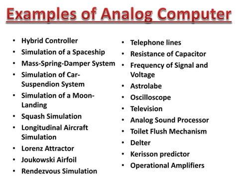 What Is Analog Computer 的图像结果