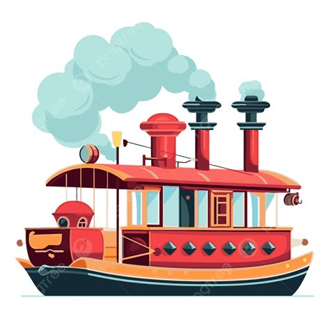 Steam Boat Clip Art