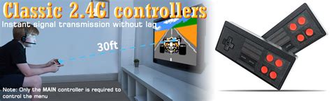 Buy Amazm Tv Video Game Set for Tv Gaming 2 Player Wireless Extreme ...