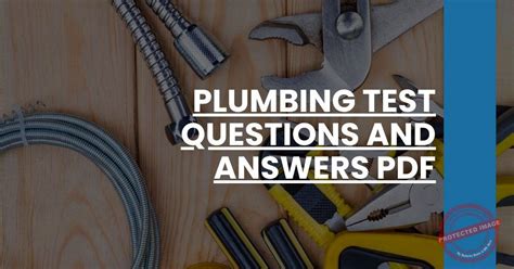 Plumber Test Questions 的图像结果