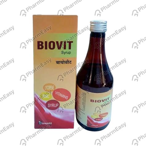 Biovit Syrup (200): Uses, Side Effects, Price & Dosage | PharmEasy
