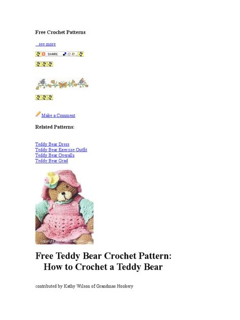 Free Crochet Patterns | PDF | Crochet | Handicrafts