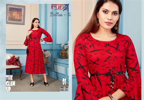Rung Beltos Vol-2 01-08 Series Kurti By Rung - ashdesigners.in