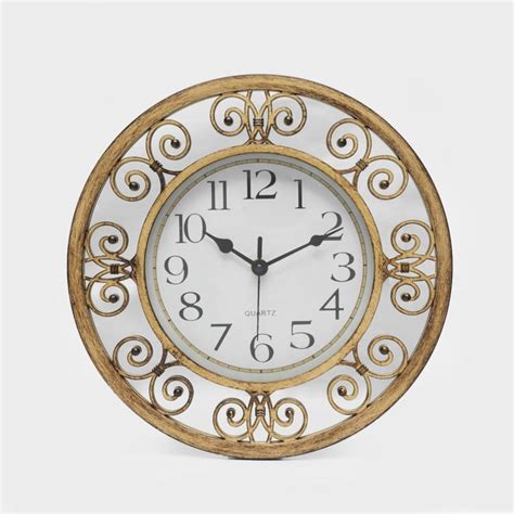 Buy Telsa Wall Clock with Mirror - 30cm from Home Centre at just INR 599.0