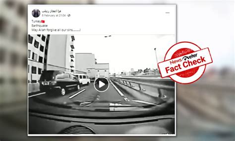 Old video from Japan passed off as earthquake footage from Turkey