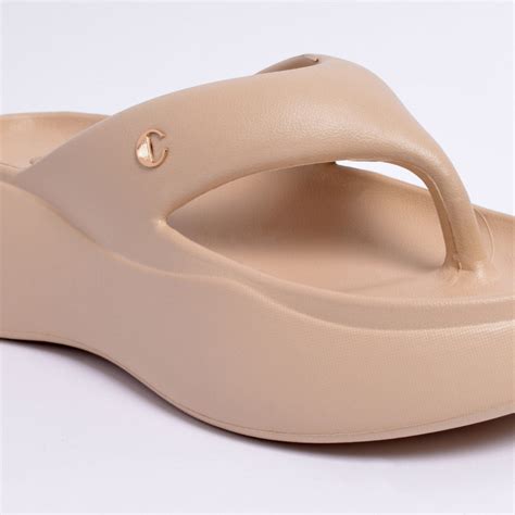 Biscuit Beige Thong Slides | Rainy Footwear For Women | CAI – The CAI Store