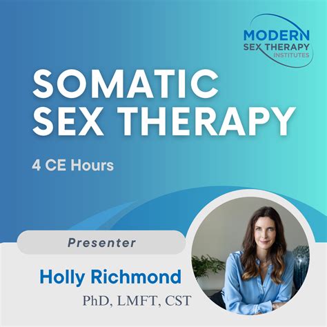Somatic Sex Therapy