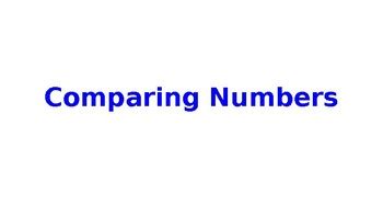 Image result for Comparing Numbers PPT
