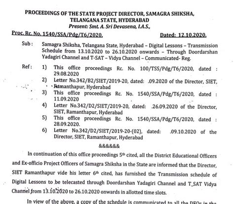 Digital Lessons Transmission Schedule from 13.10.2020 to 26.10.2020 ...