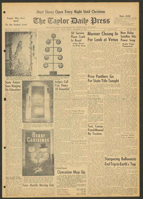 The Taylor Daily Press (Taylor, Tex.), Vol. 49, No. 294, Ed. 1 Friday ...