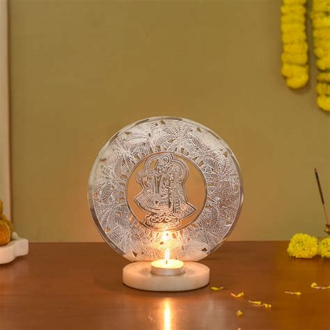 Radha Krishna Pure Brass Tealight Candle Holder Online - Premium ...