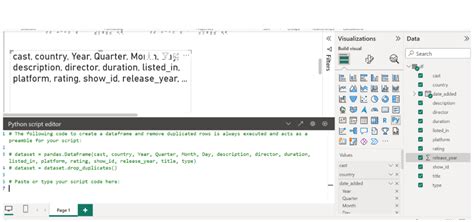 Learn Power BI Python 的图像结果