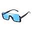 Buy elegante Fashion Square Unisex Half Rim Sunglass inspired from ...