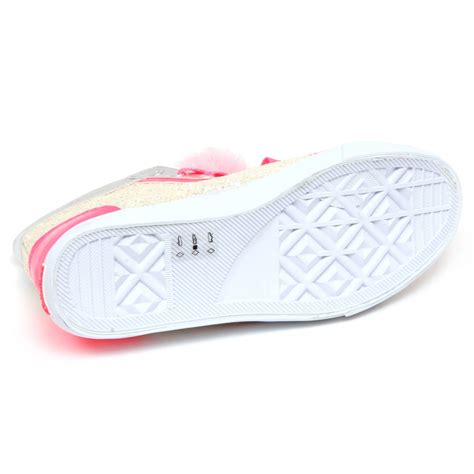 F5308 sneaker bimba girl BILLIEBLUSH silver/pink sparkly fabric shoe