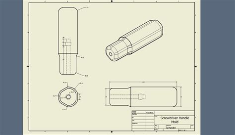Image result for Screwdriver Handle Mold Design SolidWorks