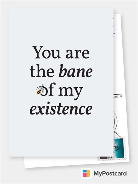 You are the bane of my existence | Liebeskarten & Sprüche 🌹💌 | Echte ...
