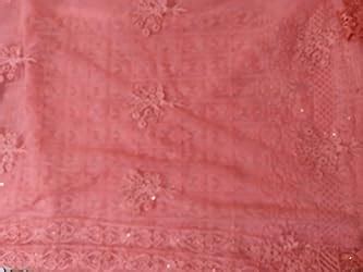 Buy Womanista Women's Plain Net Saree (Ti1226_Pink) at Amazon.in