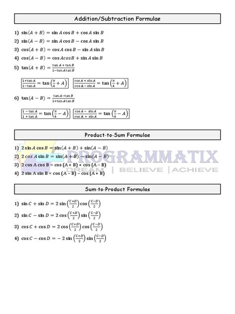 Trignometry R Formulas 的图像结果