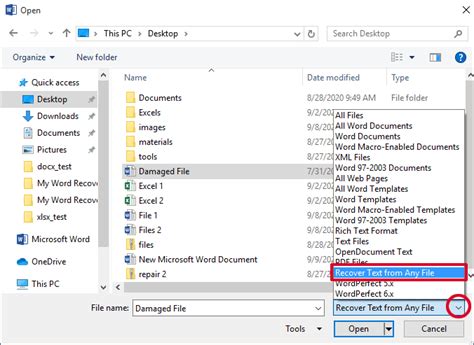 วิธีในการกู้คืน Word Document ที่เสียหาย - การสาธิต 2024