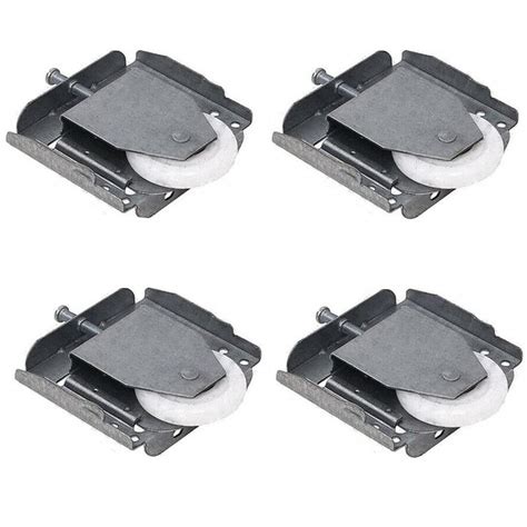 4PCS Sliding Wardrobe Door Roller Wheels Sliding Door Roller Assembly ...