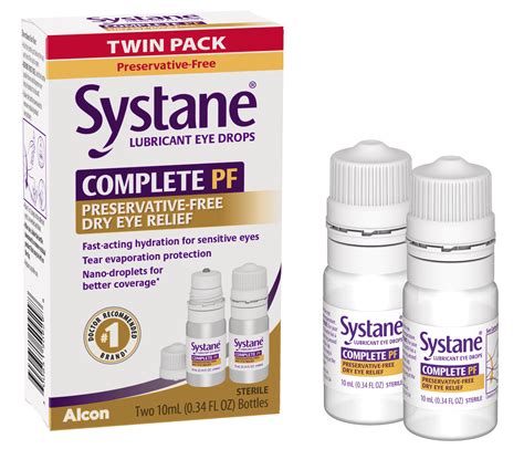 Systane Complete Preservative Free Lubricant Eye Drops Twin Pack ...