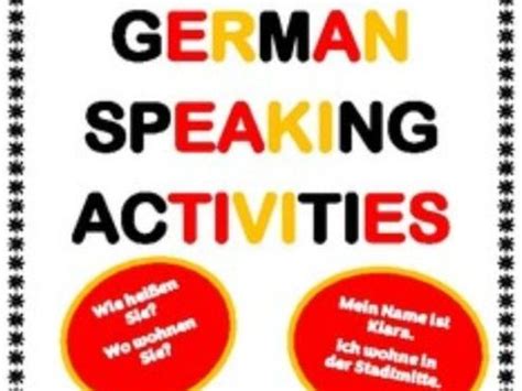 Image result for German Language Activities