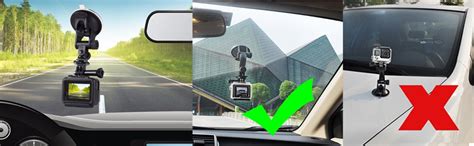 Action Pro Car Suction Cup Window Glass Mount Holder Tripod Adaptor ...