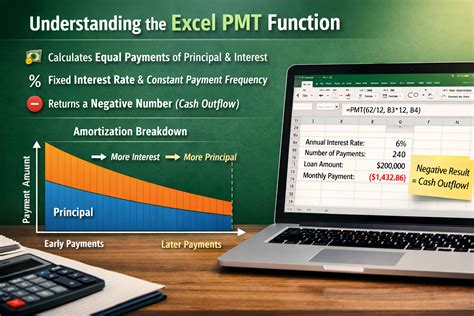 Excel-Formula PMT Function 的图像结果