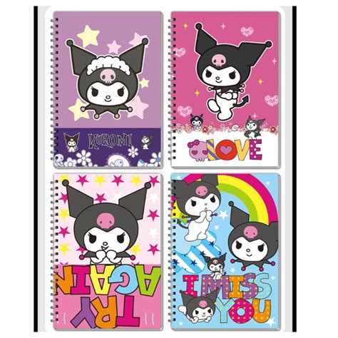 3 pcs- Kuromi Spiral 32k Diary 13 x 19 cm Net price 45 – Big Daddy Store