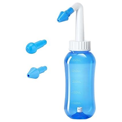 JimXen Nasal Wash Neti Nose 300 ml Bottle Pot Sinus Rinse Pressure ...