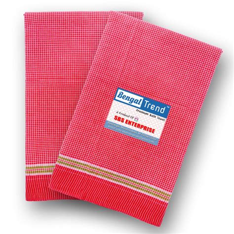 Bengal Trend™ Original Beldanga Gamcha Pure Cotton Bath Towel for Men ...