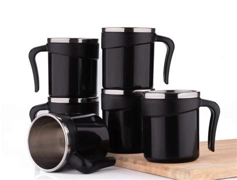 Buy SUGAR Homeware Stainless Steel Double Wall Tea Coffee Cups and Mugs ...