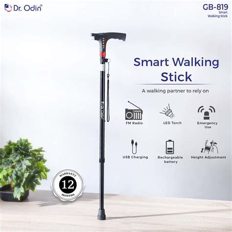 Foldable Smart Walking Stick – Innovative Mobility Aid – Dr. Odin