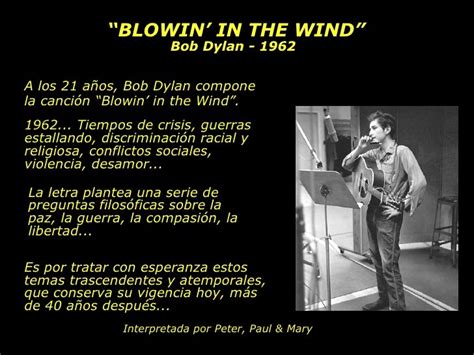 Blowing In The Wind (Bob Dylan)