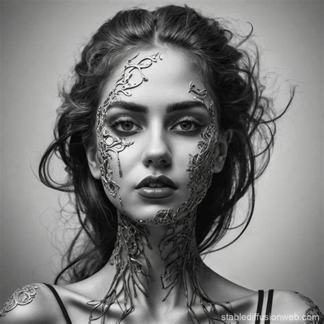 create a naked woman image