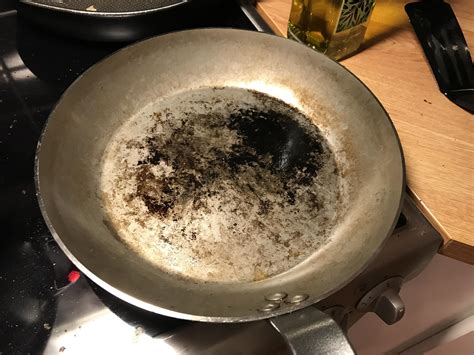 Help with black splotches on De Buyer pan : r/carbonsteel