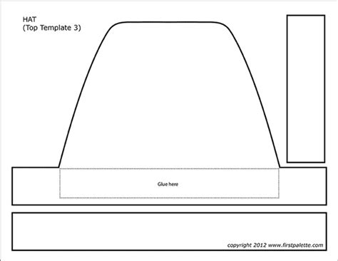 Image result for Top Hat Pattern Template