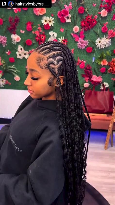 30 half fulani tribal braids half knotless braids hairstyles – Artofit